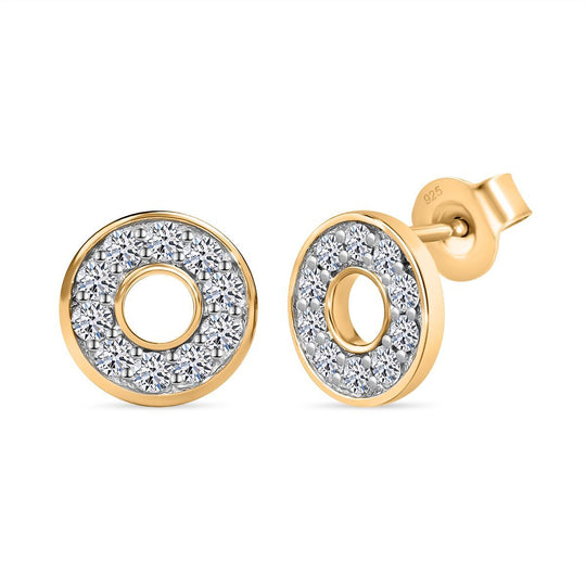 LUXURIANT DIAMOND - Lab Grown Diamant SI-GH Ohrringe 925 Silber platiniert ca. 0.50 ct
