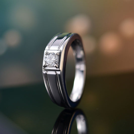 LUXURIANT DIAMOND - Lab Grown Diamant SI-GH Ring 925 Silber rhodiniert (Größe 17.00) ca. 0,25 ct