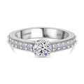 LUXURIANT DIAMOND - Lab Grown Diamant VS-EF SGL zertifiziert Ring 925 Silber rhodiniert (Größe 18.00) ca. 1.00 ct