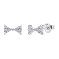 LUXURIANT SI Labor Diamant Ohrringe, 925 Silber platiniert - 0,26 ct.