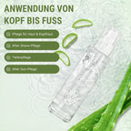 Aloe Vera Gel, Naturreine Feuchtigkeitspflege für die Haut, 100 ml