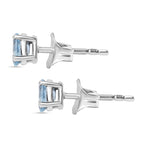 AA Santamaria Aquamarin Ohrringe 925 Silber rhodiniert ca. 0,46 ct.