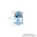 AA Santamaria Aquamarin Ohrringe 925 Silber rhodiniert ca. 0,46 ct.