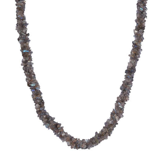 Mehrfarbig Edelsteine Halskette ca. 50 cm 925 Silber rhodiniert ca. 370.00 ct