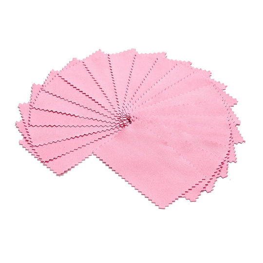 20 Stück Anti-Anlauf-Silberpoliertücher, beidseitig verwendbar, Größe: 6,8x10,8 cm, Weiß