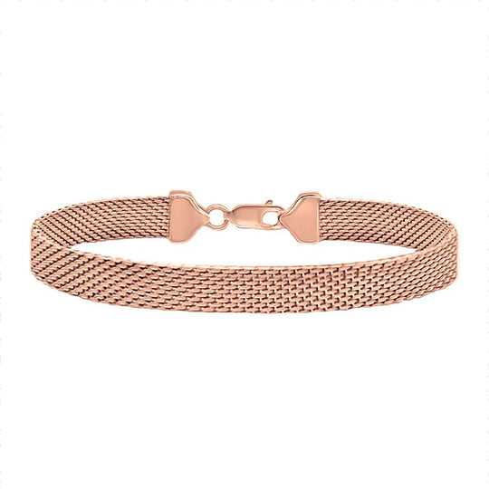 925 Silber rosévergoldet Armband ca. 19 cm ca. 6,15g