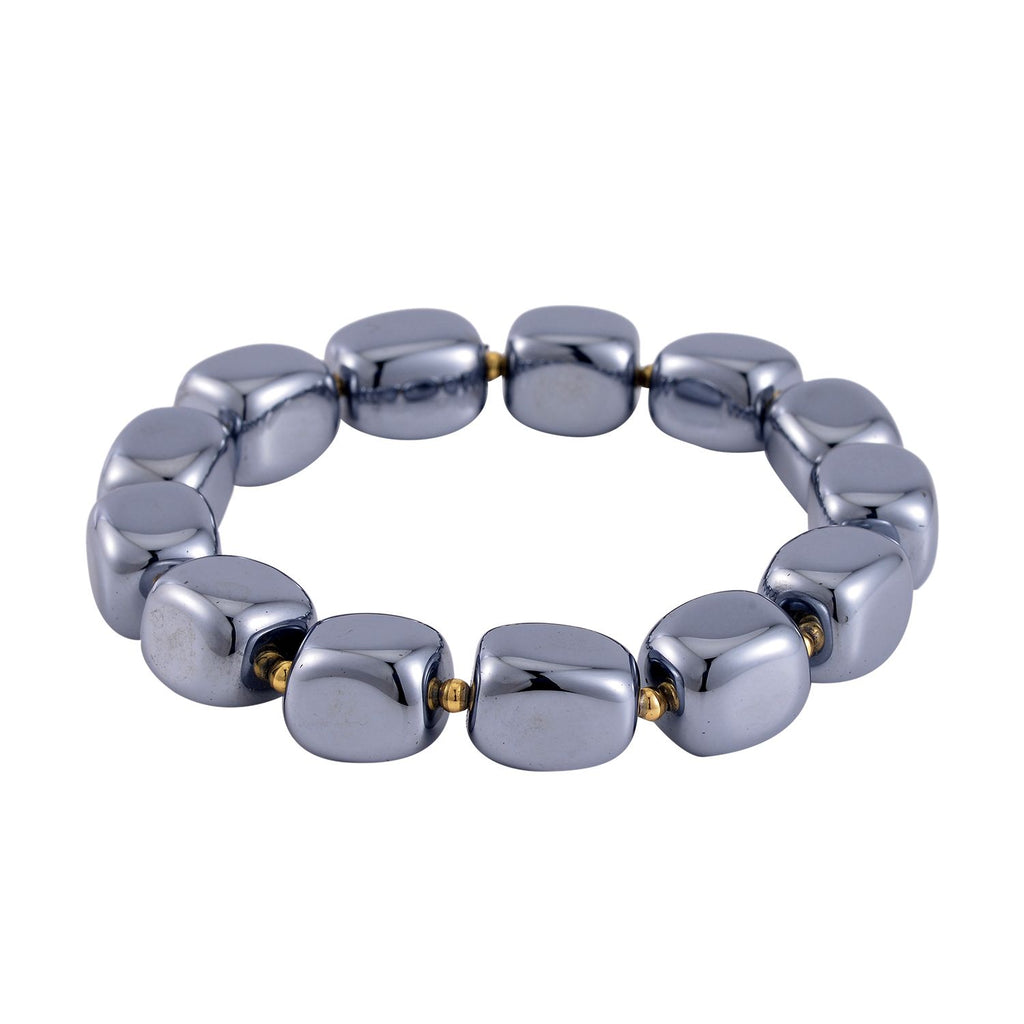 Terahertz Armband, flexibel, vergoldet, ca. 180.00 ct