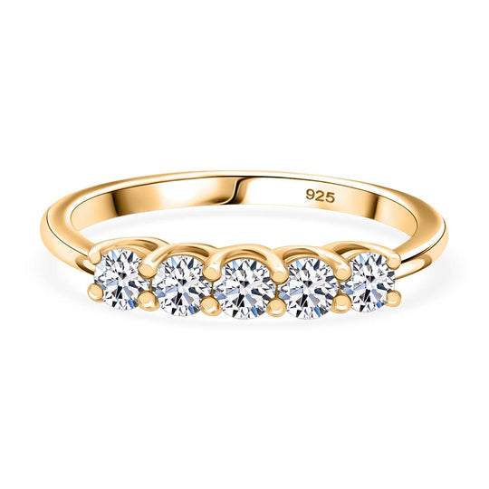LUXURIANT DIAMOND - Lab Grown Diamant SI-GH SGL zertifiziert Ring 925 Silber rhodiniert (Größe 17.00) ca. 0.52 ct