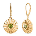 Peridot Ohrringe - 0,78 ct.