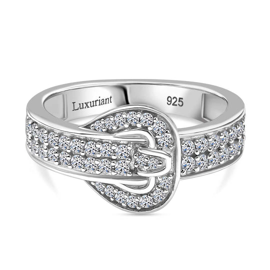 LUXURIANT DIAMOND - Lab Grown Diamant SI-GH Ring 925 Silber rhodiniert (Größe 19.00) ca. 0.50 ct