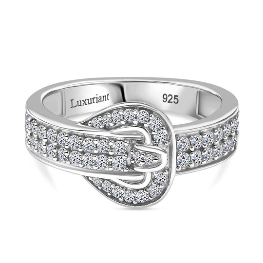 LUXURIANT DIAMOND - Lab Grown Diamant SI-GH Ring 925 Silber rhodiniert (Größe 19.00) ca. 0.50 ct