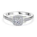 LUXURIANT DIAMOND - Lab Grown Diamant SI-GH Ring 925 Silber rhodiniert (Größe 19.00) ca. 0.33 ct