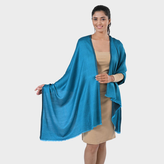 Eleganter Wende-Schal aus Netzgewebe, Viskose, ca. 70x200 cm, Beige