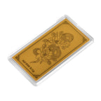 999er Gold, Schmuckplättchen mit Schlangen-Motiv