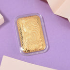 EXKLUSIVES GESCHENK - 999er Goldplatte mit Lady-Fortuna-Motiv
