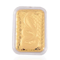 999 Gold-Barren mit Schlangen-Motiv