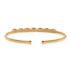 AAA Tansanit Armreif ca. 19 cm 375 Gold ca. 4,56 ct.
