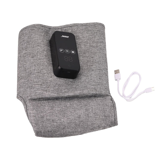Pneumatischer Bein-Massager mit 3 Modi, 3 Intensitätsstufen und 5 Heizstufen, 31x9x24 cm