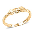 375 Gold Schlangen Ring, (Größe 17.00) ca. 1,30g