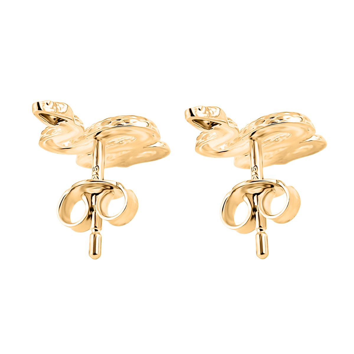 375 Gold Schlange Ohrringe 1,82g