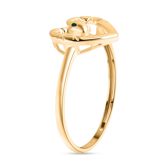 375 Gold Ring (Größe 17.00) ca. 1,67g