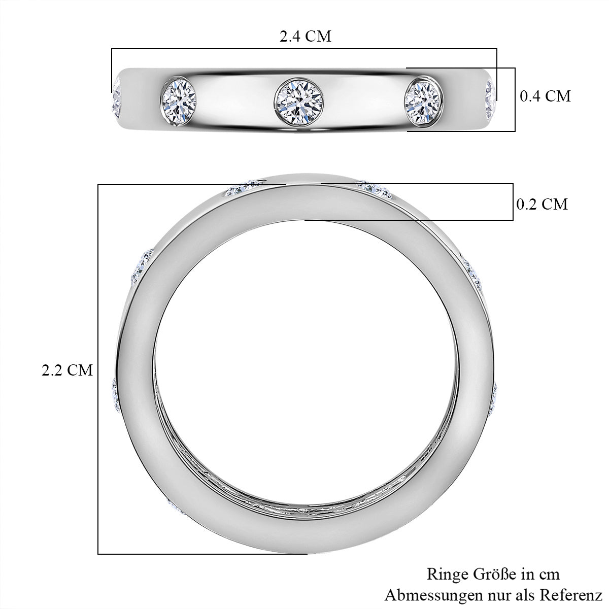 Rhodium-Überzug