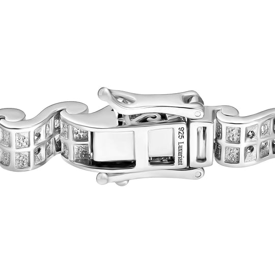 LUXURIANT DIAMOND - Lab Grown Diamant SI-GH Armband ca. 19 cm 925 Silber rhodiniert ca. 4,50 ct.