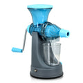 Tragbarer manueller Entsafter, 900ml, 29x21cm, Blau