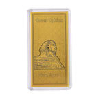 Ein Hauch von Luxus- 999er Goldplatte Große Sphinx