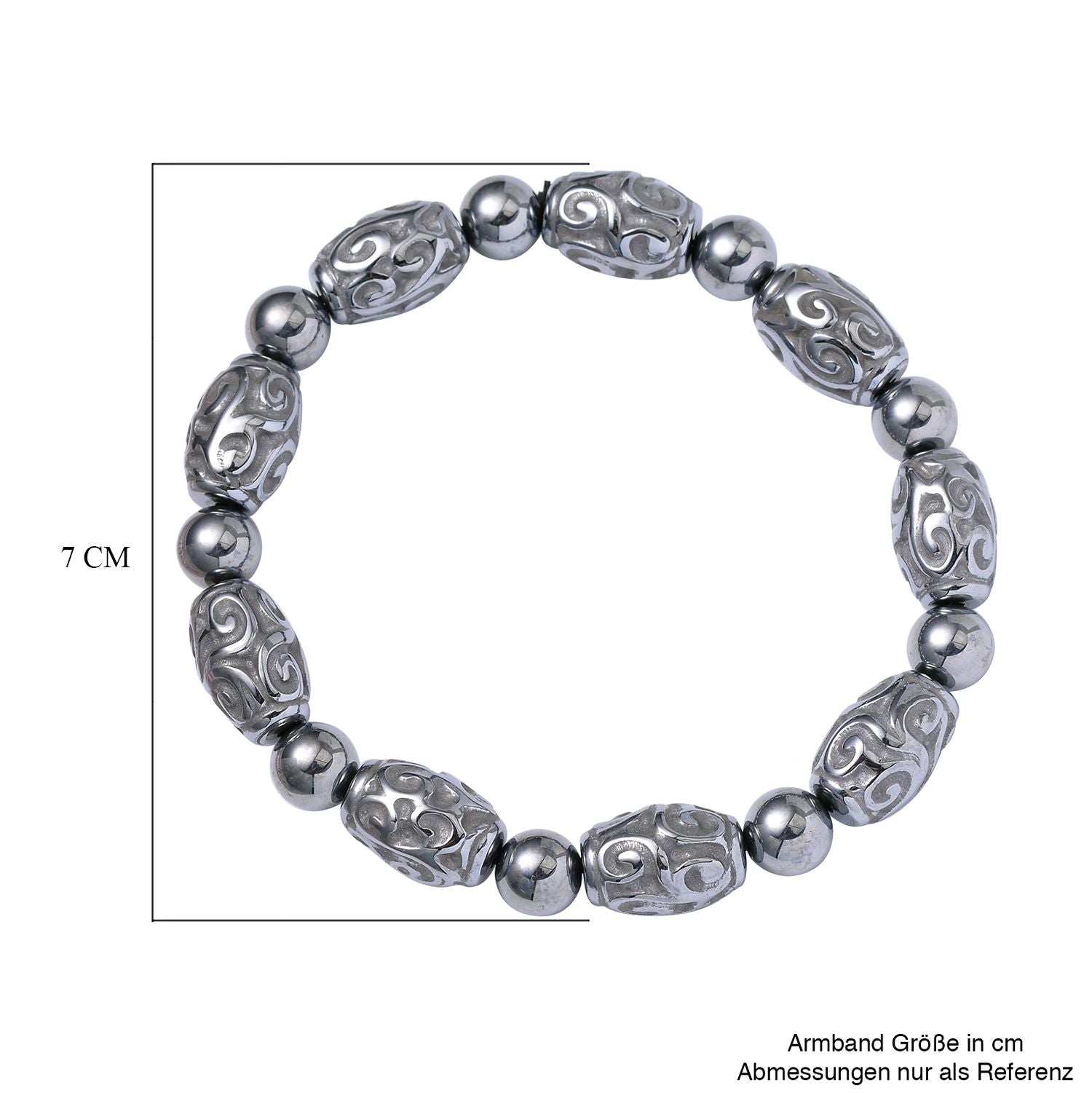 Terahertz Armband Flexibel (18-19 cm) ca. 115.00 Carat