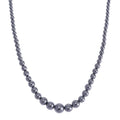 Terahertz Halskette ca. 50 cm 925 Silber rhodiniert ca. 180.00 ct