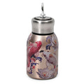 LIVMORE - Isolierflasche aus 316L Edelstahl mit Doppelwand und Motiv Koi und Lotus, für heiße und kalte Getränke, 260 ml