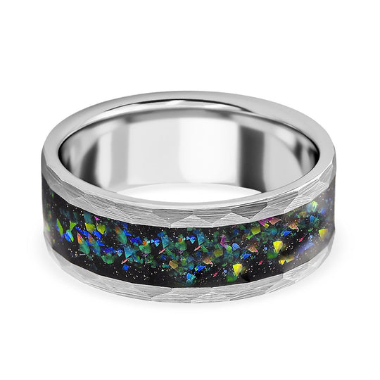 Abalone Muschel Bandring, Wolframcarbid