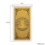 Ein Hauch von Luxus- 999er Goldplatte Buddha, 100 mg