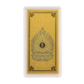 Ein Hauch von Luxus- 999er Goldplatte Muster der sieben Chakren, 100mg