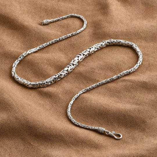 Royal Bali Kollektion - 925 Silber Borobudur Halskette ca. 50 cm ca. 51,53g