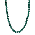 Grüner Aventurin Halskette ca. 45 cm+ 5 cm Extender, Edelstahl ca. 195,00 ct.