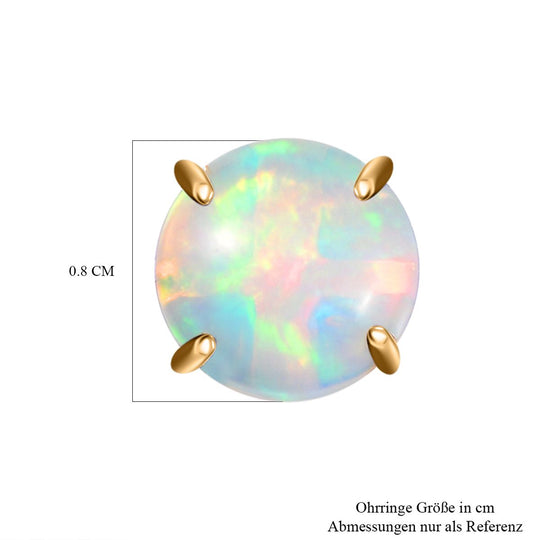 AAA Afrikanische Rubin (Fissure gefüllt) Ohrringe in 375 Gold - 6,20 ct.