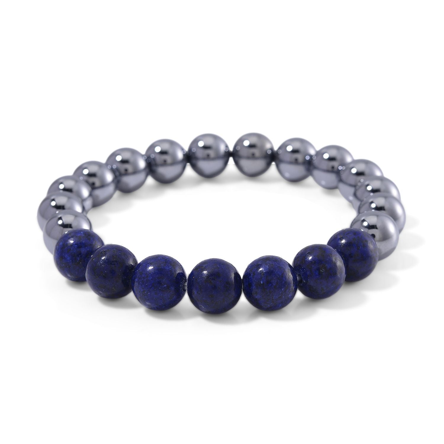 Terahertz, Lapislazuli Armband Flexibel ca. 140.00 ct