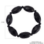 Shungit Armband, flexibel (ca. 17 - 18.5 cm), ca. 225.00 ct