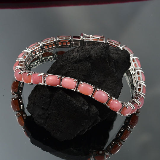 AA Vinicunca-Peruanischer Armband ca. 20 cm 925 Silber platiniert ca. 20,14 ct.