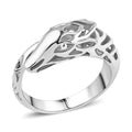 925 Silber rhodiniert Ring (Größe 17.00) ca. 5,97g