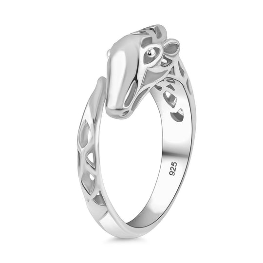 925 Silber rhodiniert Ring (Größe 17.00) ca. 5,97g