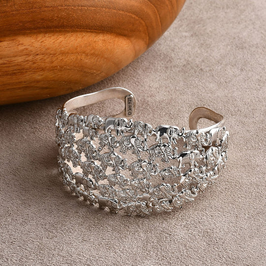 Royal Bali - 925 Silber Armreif ca. 19 cm ca. 32,46g