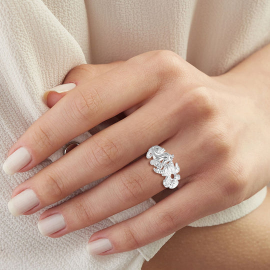 925 Silber Ring (Größe 19.00)