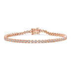 LUXURIANT DIAMOND - Lab Grown Diamant SI-GH SGL zertifiziert Armband ca. 19 cm 925 Silber ca. 2.00 ct