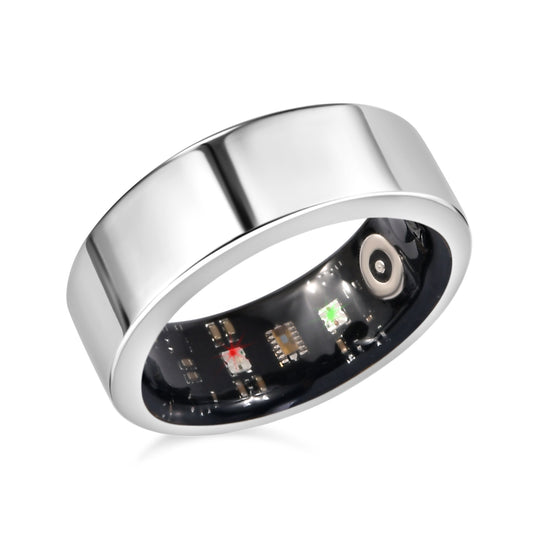 Soul Smart - V1 Smart Ring, Edelstahl, G-Sensor, Herzfrequenzsensor, rosévergoldet, (Größe 21.00)