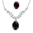Alexandrit Quarz Triplette Halskette ca. 45 cm 316L Edelstahl ca. 12.27 ct