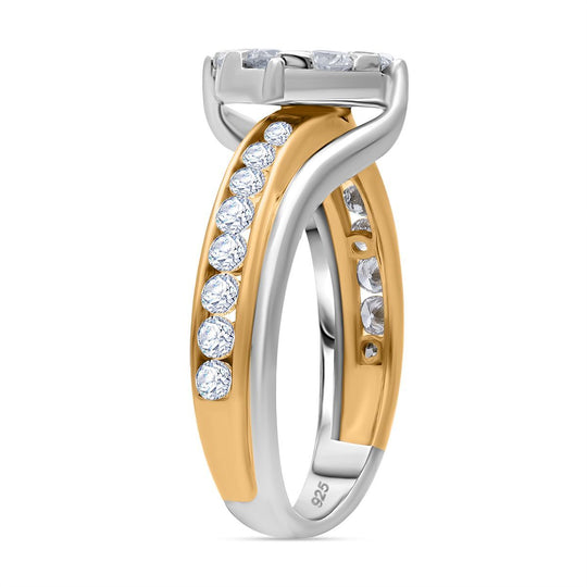 LUXURIANT DIAMOND - Lab Grown Diamant SI-GH SGL zertifiziert Ring 925 Silber rhodiniert (Größe 18.00) ca. 1.00 ct