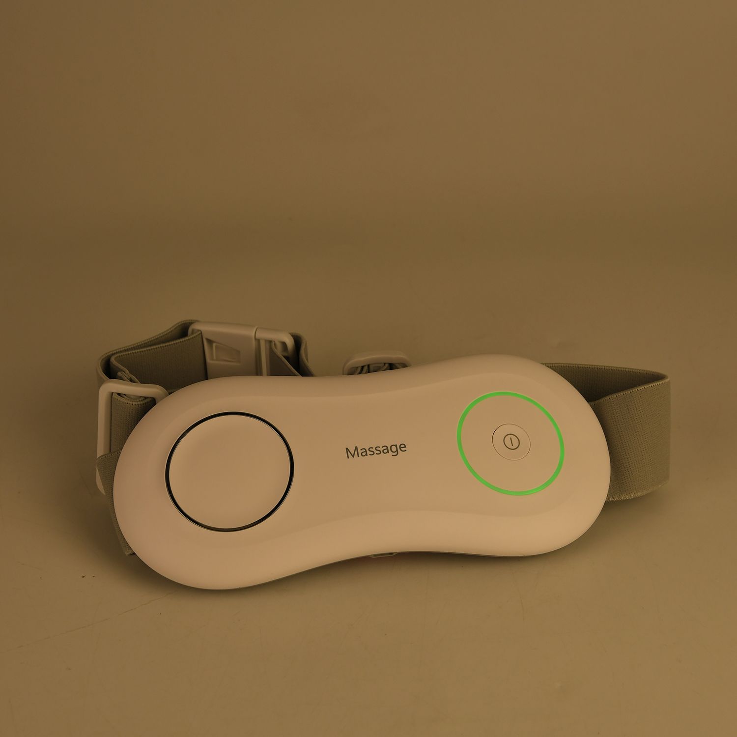 EMS Bauch und Taillen Massagegurt mit Wärme, 4 Modi, 15 Intensitäten, 3 Heizstufen, 10 Min Timer, 1200 mAh Akku, USB, 23 x 10 x 5 cm, Weiß